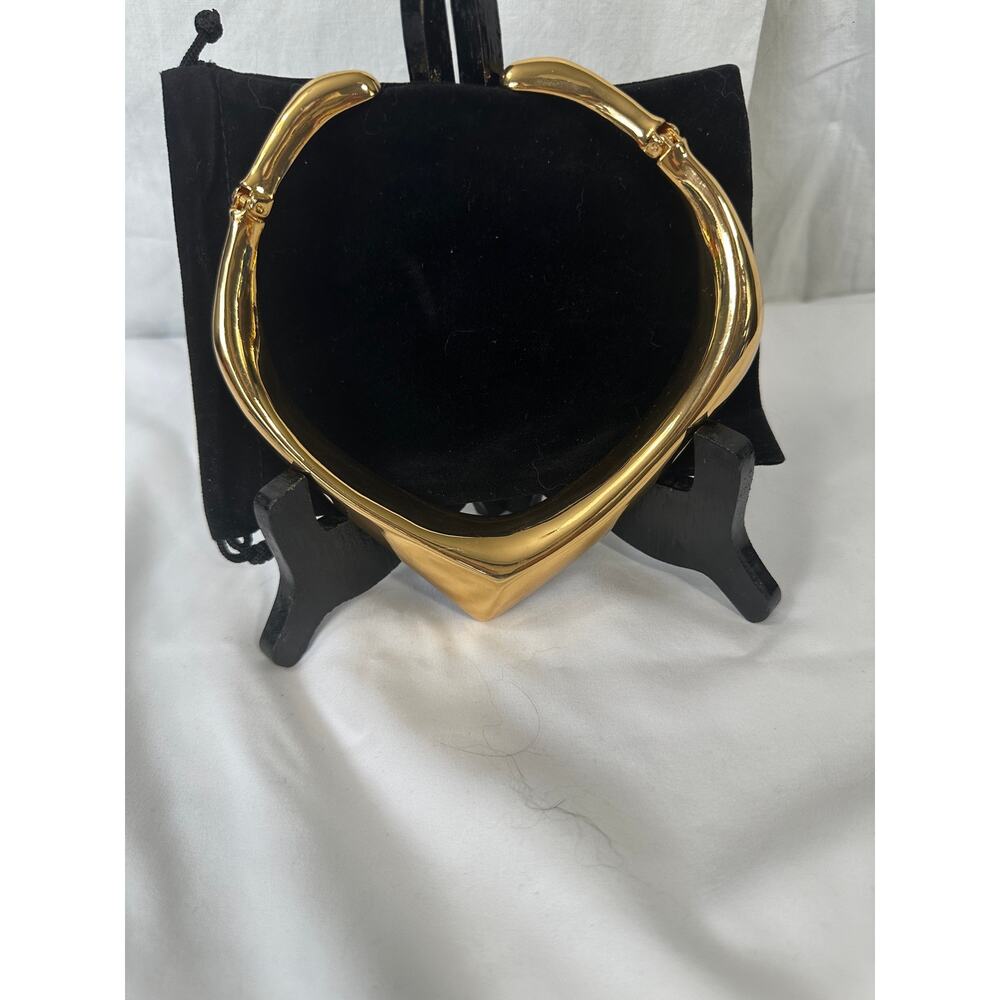 Zara  Choker Gold Fashion Statement Necklace